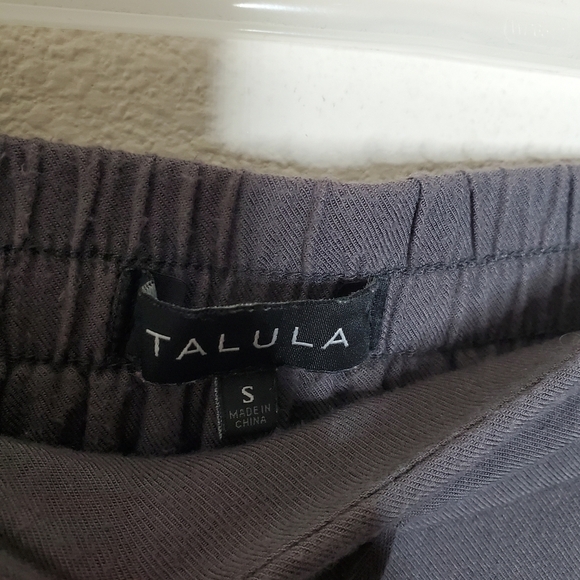 Aritzia Talula Los Feliz Gray Tie Waist Soft Jogger Pants - Picture 9 of 10